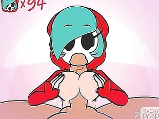 Super Mario: Shygirl Makes Guy Cum 100 Times 9..