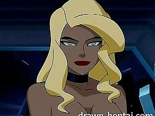 Justice League Hentai - Canary fucked in a Flash..