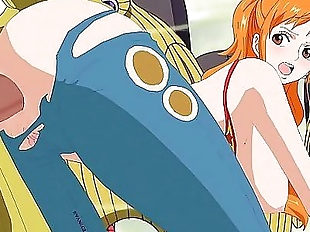 Nami gets fuck anal one piece 2 min 720p