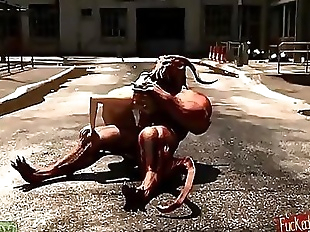 Ghost Towns Monster. Post-apocaliptic 3DX..