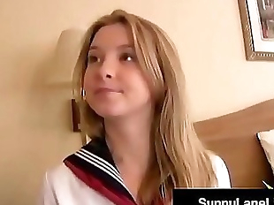 Stiff Asian Noodle Bangs US School Girl Sunny..